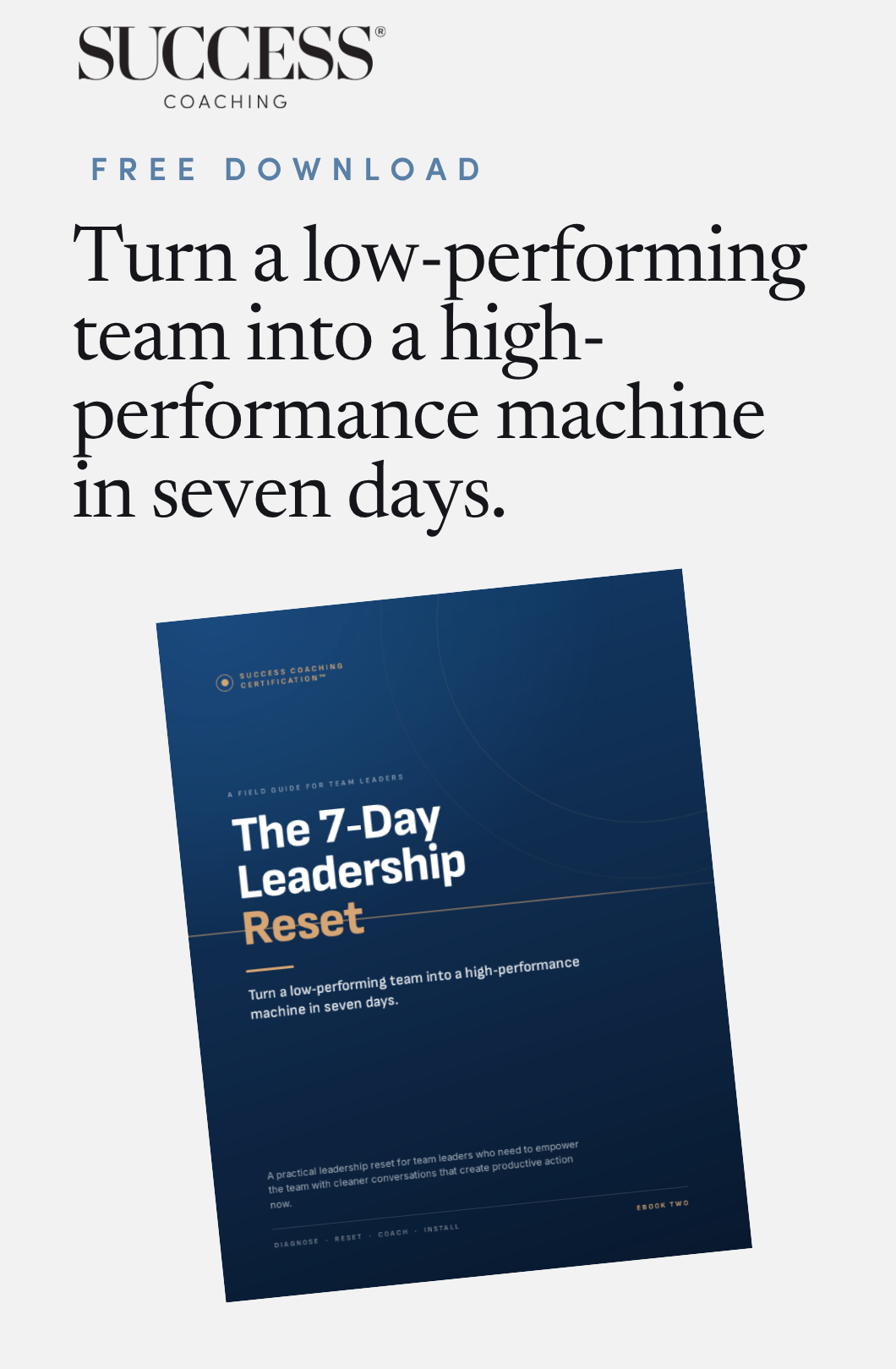 Your Team Doesn’t Need Another Pep Talk