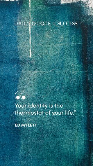 Quote graphic from Ed Mylett on Trust Yourself