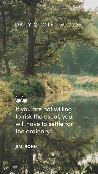 Quote graphic from Jim Rohn on Take Action