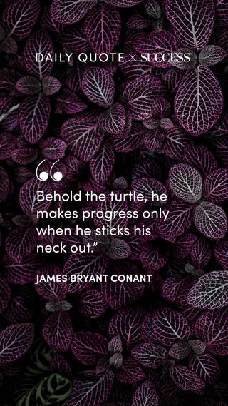 Quote graphic from James Bryant Conant on Take Action