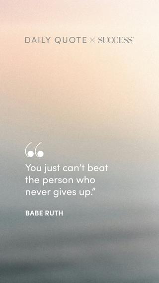 Quote graphic from Babe Ruth on Find Your Edge