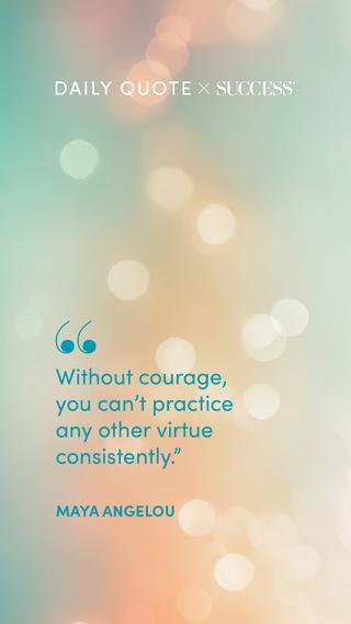 Quote graphic from Maya Angelou on Trust Yourself